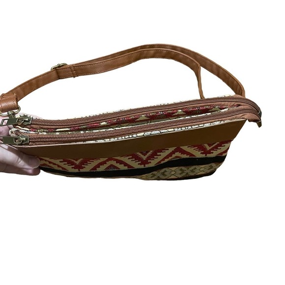 CANYON Sky Aztec Tribal Western Tapestry Shoulder Bag - Picture 2 of 6